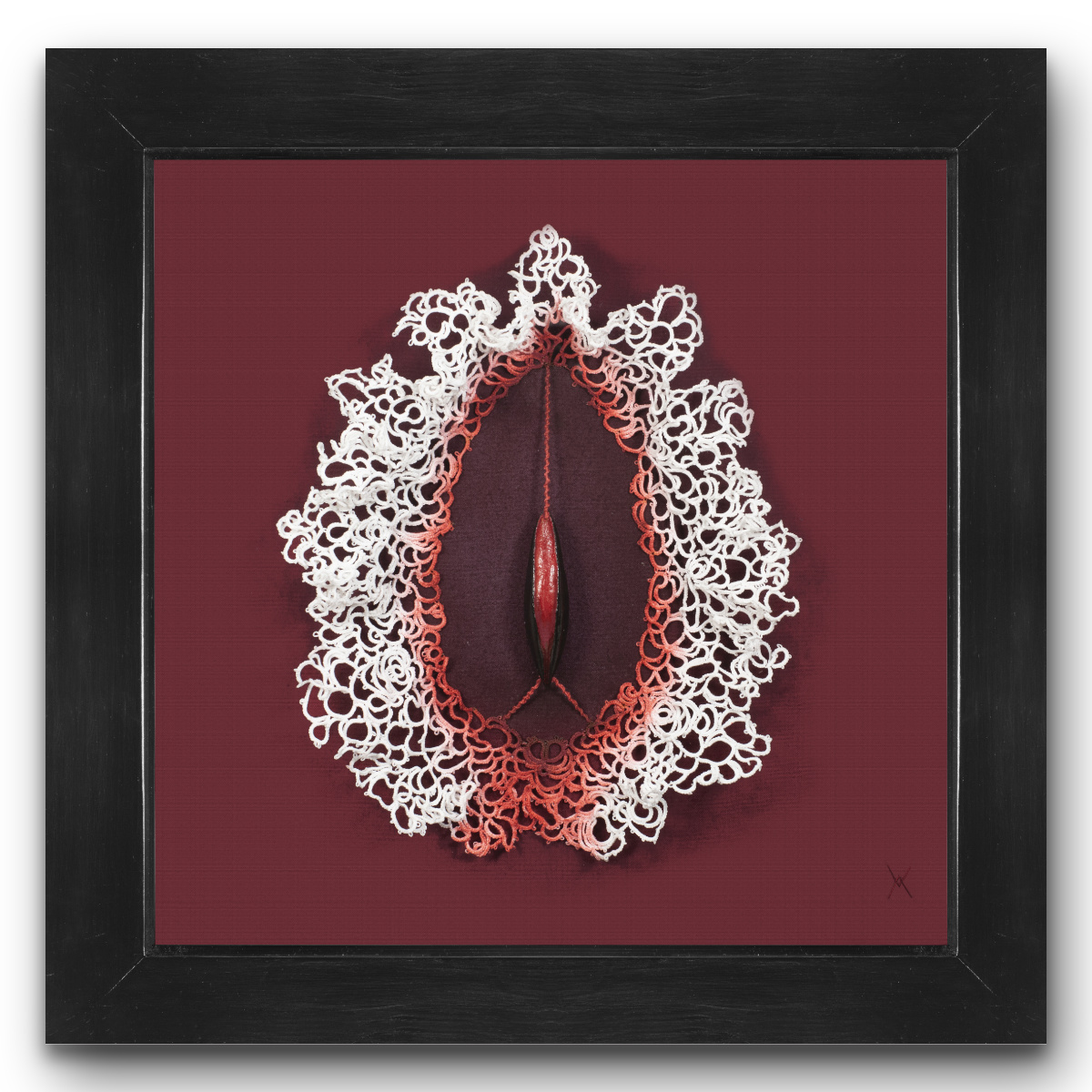 fine art textile sculpture tatted lace